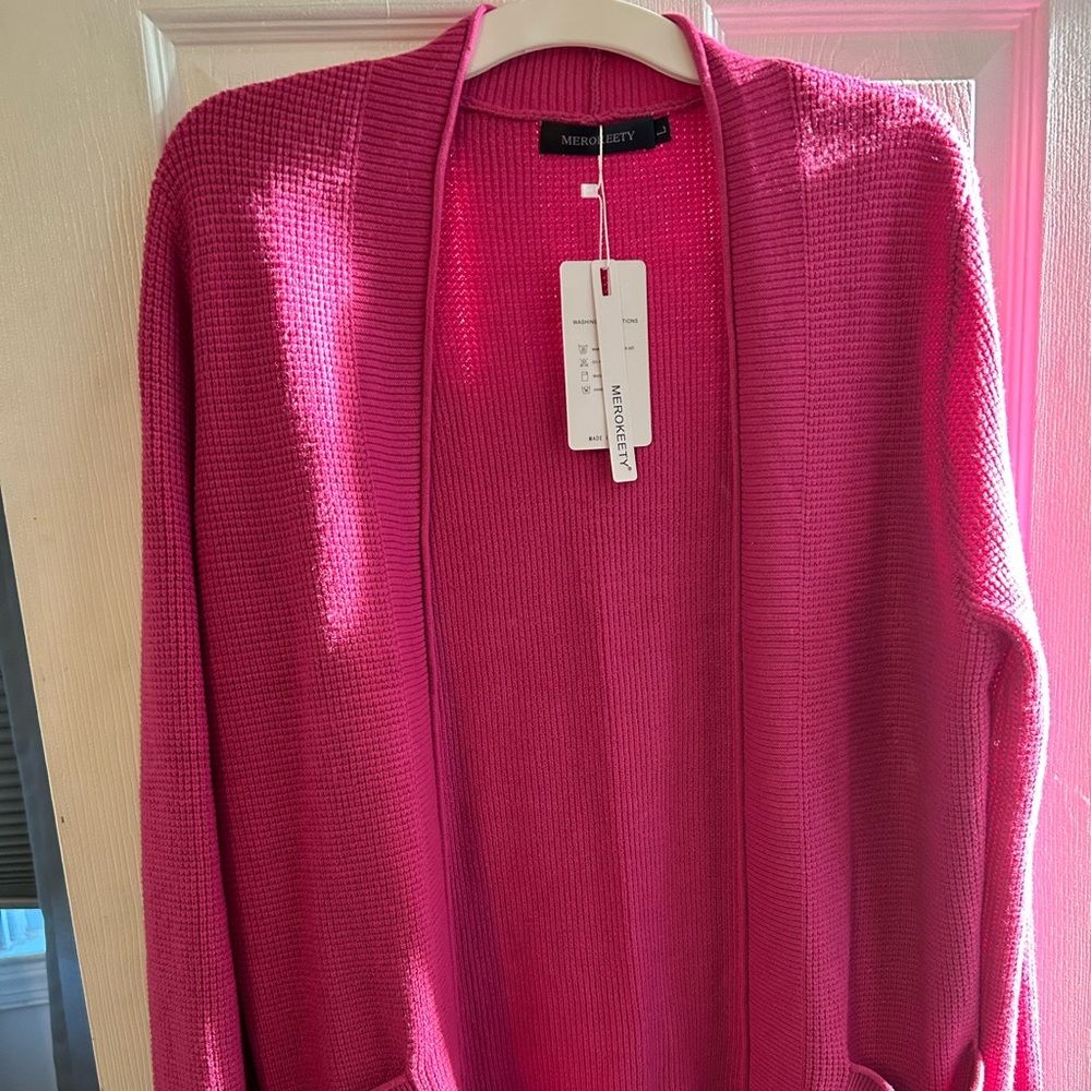 Warm cardigan sweater